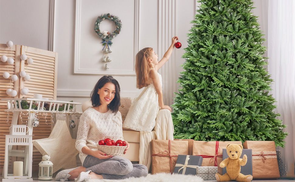 4ft PE PVC Hybrid Automatic Tree Steel Wire Wire Artificial Christmas Tre